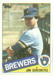 1985 Topps Baseball Cards      446     Jim Sundberg